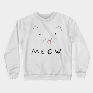 a cat Crewneck Sweatshirt